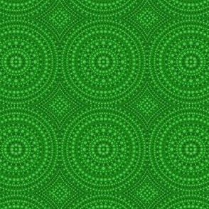 Pinpoint Mandala - Leaf Green