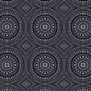 Pinpoint Mandala - Black 