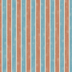 linen stripes red and blue