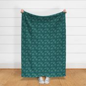 Pine Needle Path Teal Tonal Regular