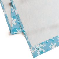 Kawaii Apricity Snowflakes in Blue