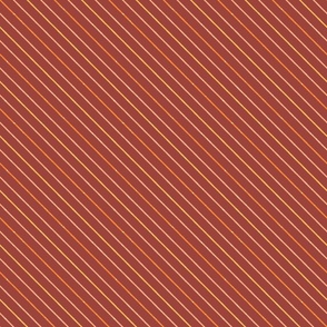 Chocolate Brown Splattered Stripes Elegance