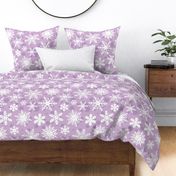 Kawaii Apricity Snowflakes in Light Purple