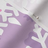 Kawaii Apricity Snowflakes in Light Purple