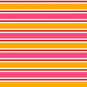 Stripe thrive - orange/pink