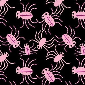 Pink Spiders // Black