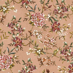  Floral Garden Delight - Light Clay Pink