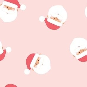 Small / Santa Scatter on Pink