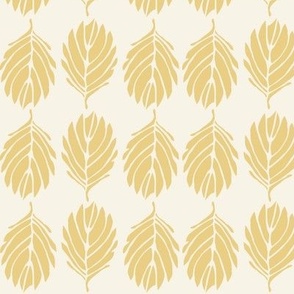 Mischerry Leaves |  Damask Yellow | Med Scale