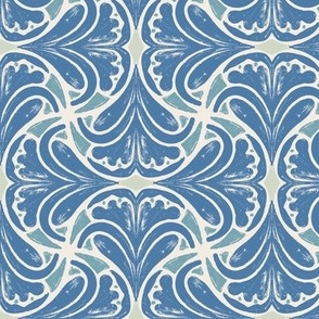 Scallop Petals - Blue