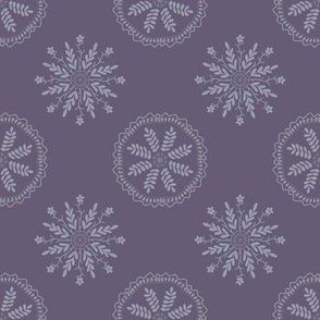 Vintage motifs lilac