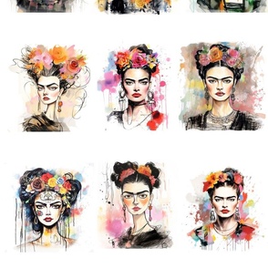 The Many Faces Of FRIDA  by   Bada Bling Designs Ltd