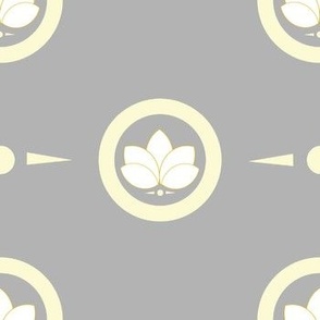 Lotus Circles, grey