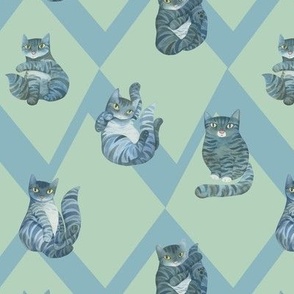 The Cat's Pajamas (blue mint)