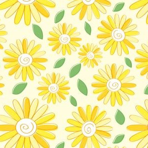  Bright Yellow Daisy