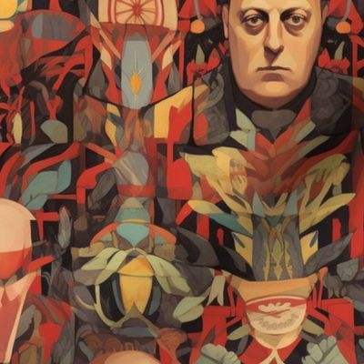 victorian portrait of aleister crowley