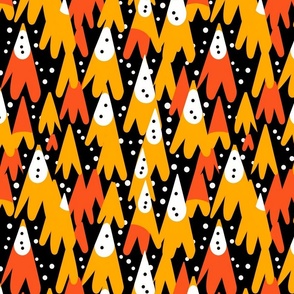candy corn mountains
