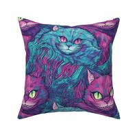 cheshire cat in psychedelic wonderland