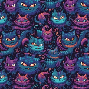 all the surreal cheshire cat of wonderland fame