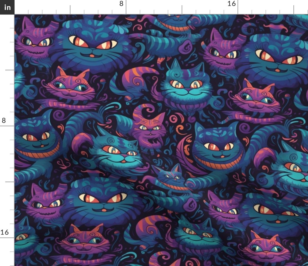 all the surreal cheshire cat of wonderland fame
