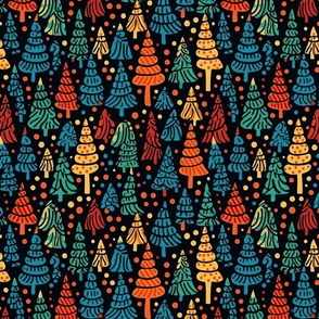 christmas tree forest