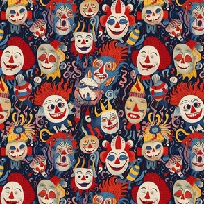 psychedelic crazy clown fun