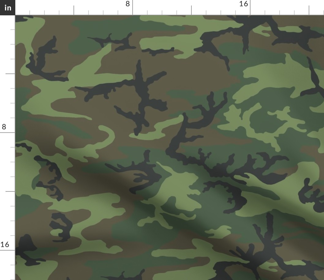 ERDL Lime dominant color camo Fabric | Spoonflower