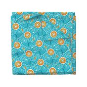 Mid Century Modern Apricity_Bg Blue