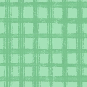 Large - Sketchy Grid - Minty