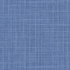 medium blue / steel blue- solid coarse canvas textured