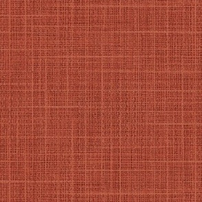 rusty red - coarse canvas textured