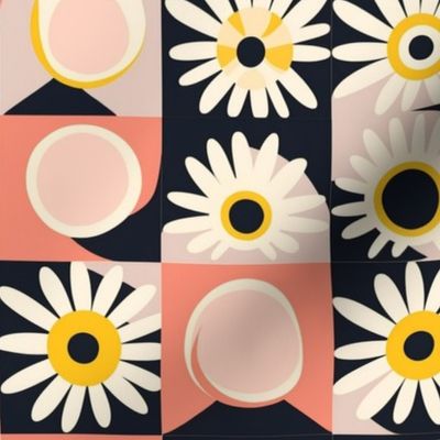 hilma a fklint inspired geometric daisies