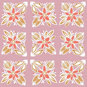 Organic-medium- Folk Tile with Texture