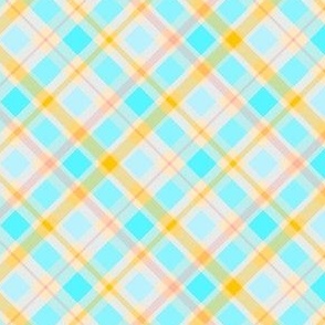 Yellow Blue Plaid