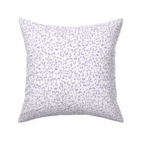 Scattered Swirls - Lavender and White