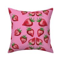 Strawberry Love on Pink