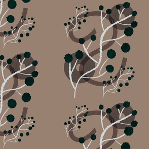 "Nature's Serenity: Minimalist Watercolor Patterns for Peaceful Home Decor in Digital Art"