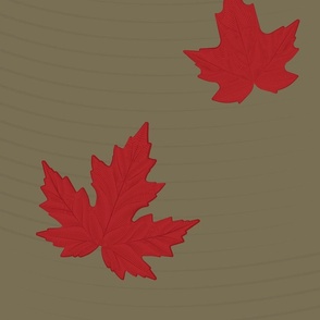 Maple Leaves Blowing (Lrg)