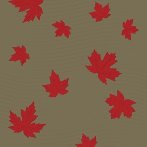 Maple Leaves Blowing (Sm)