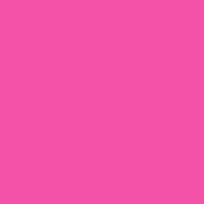 Plain Bright Pink Solid - Vibrant Vivid Fuscia - F452A8