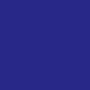 Plain Bold Indigo Blue Solid - Indigo Denim Blue - #282888