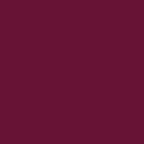 Plain Dark Christmas Red Solid - Deep Bold Burgundy - #671336