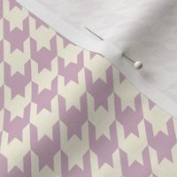 (xs) Lilac houndstooth