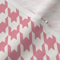 (xs) Pink houndstooth, valentines day