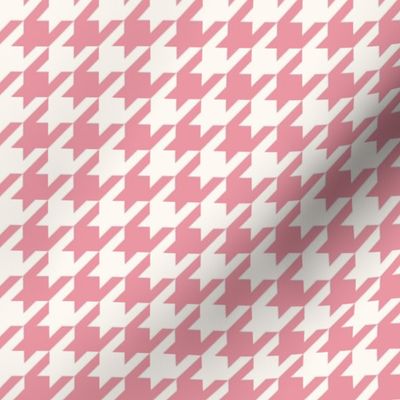 (xs) Pink houndstooth, valentines day