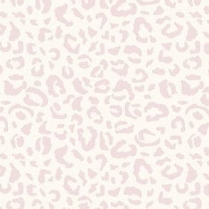 Lilac on cream leopard print 