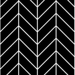 Chevron Black White