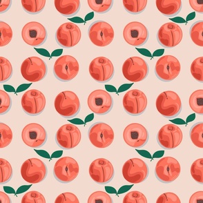 Peaches - neutral background