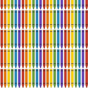 Crayon Pack Straight Line Colorful- Large Print