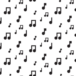 Music Notes- Large Print